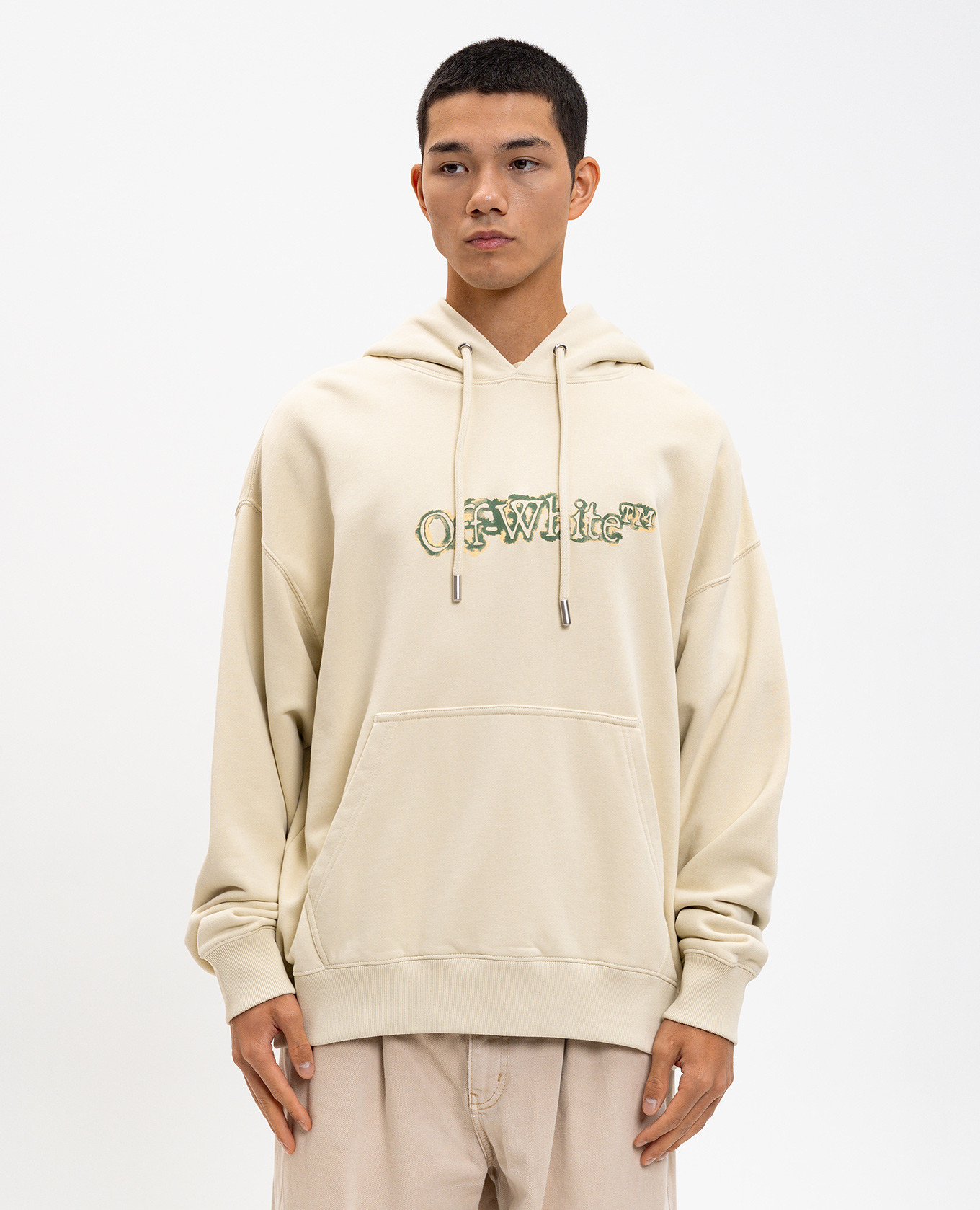

Beige Cloudy Arrow hoodie Off-White