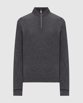 Brunello Cucinelli Gray cashmere sweater M2200124