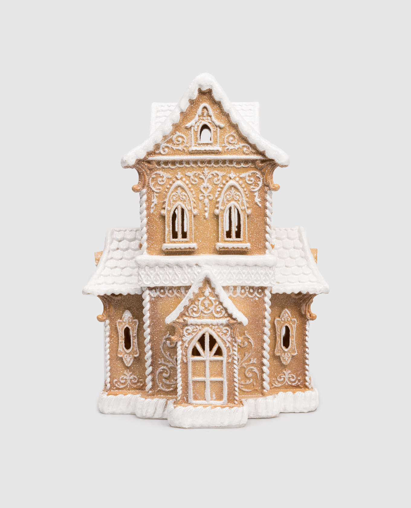 

Decorative Christmas house with lights Bloomingville, Brown