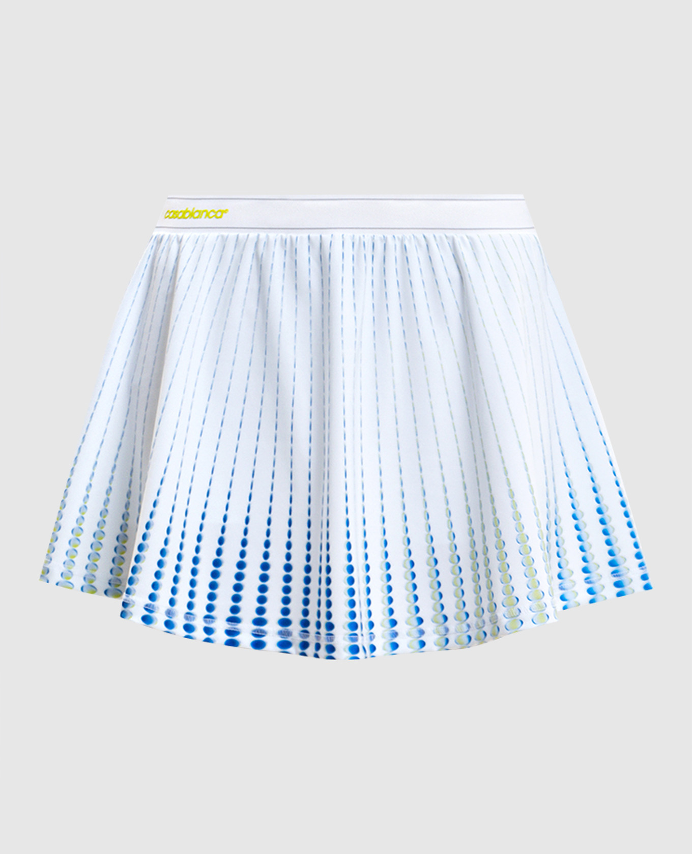 

White Dots mini skirt shorts with logo Casablanca