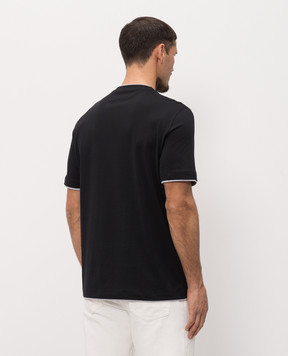 Brunello Cucinelli Black straight-cut T-shirt M0B137427