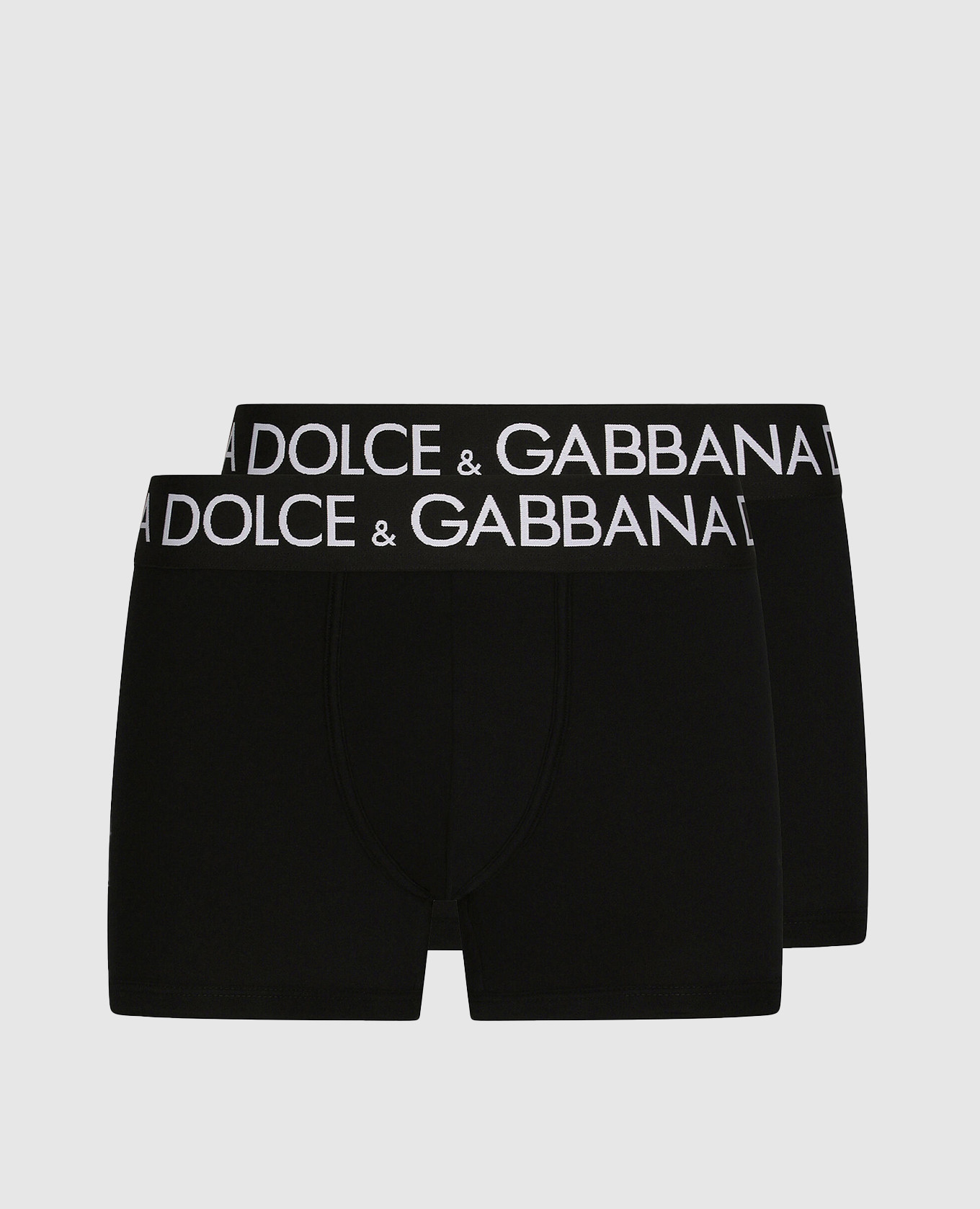 Set of black boxer shorts