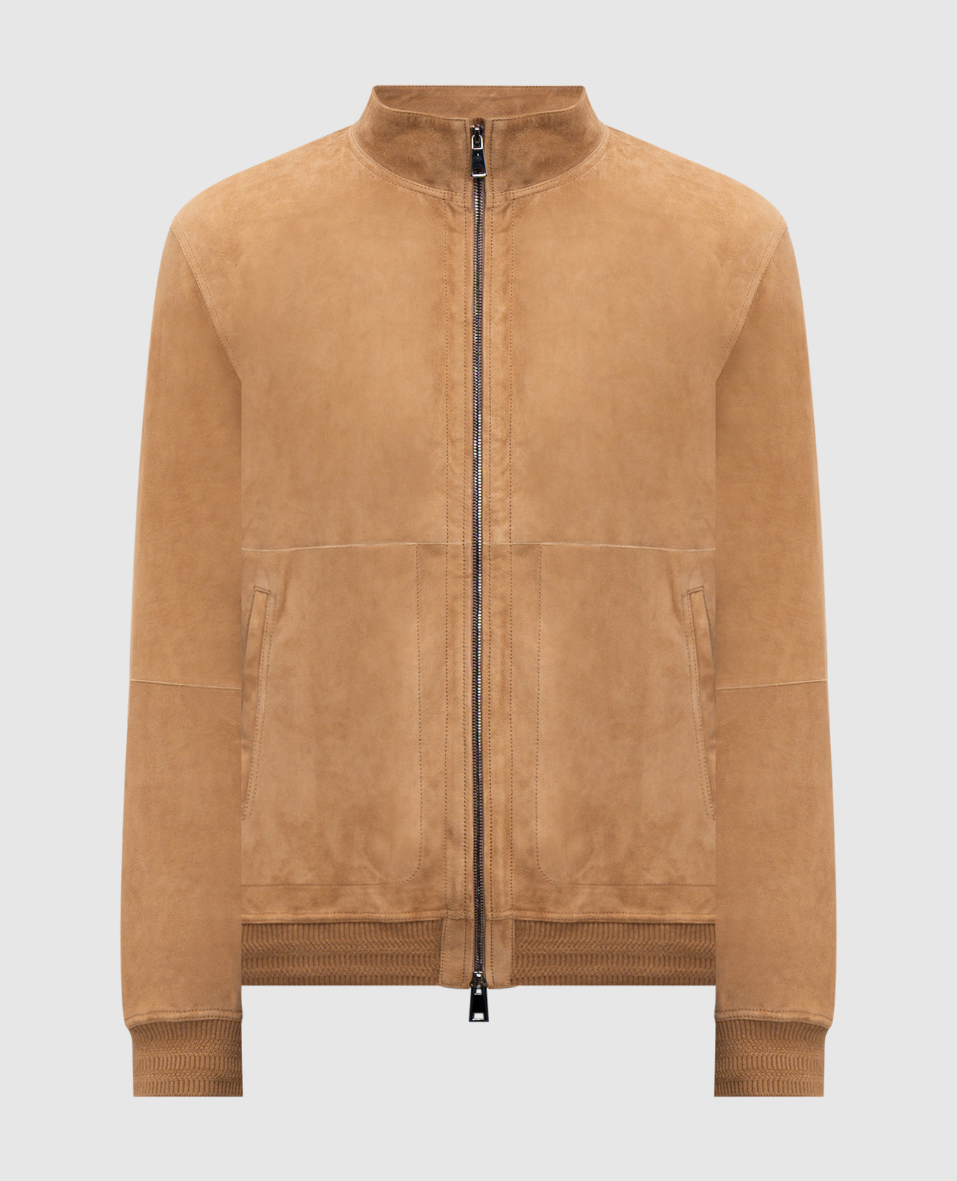 Brown suede jacket