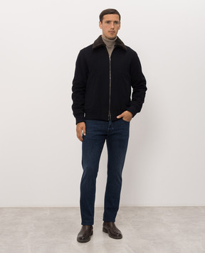 Tramarossa Michelangelo blue jeans with logo patch MICHELANGELODBSC
