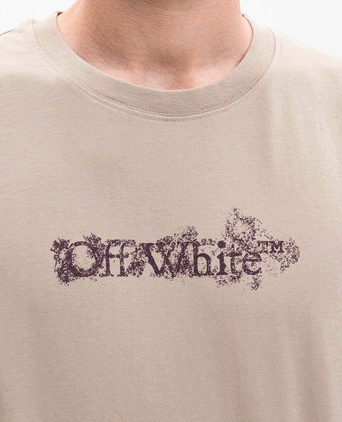 Beige Heraldic Arrow T-shirt Off-White 5