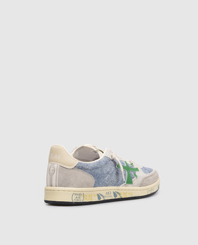 Premiata Blue suede sneakers BSKT CLAY BSKTCLAY