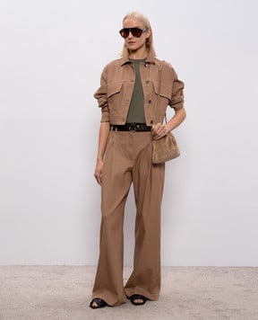 Brunello Cucinelli Brown cotton pants MB125P5759