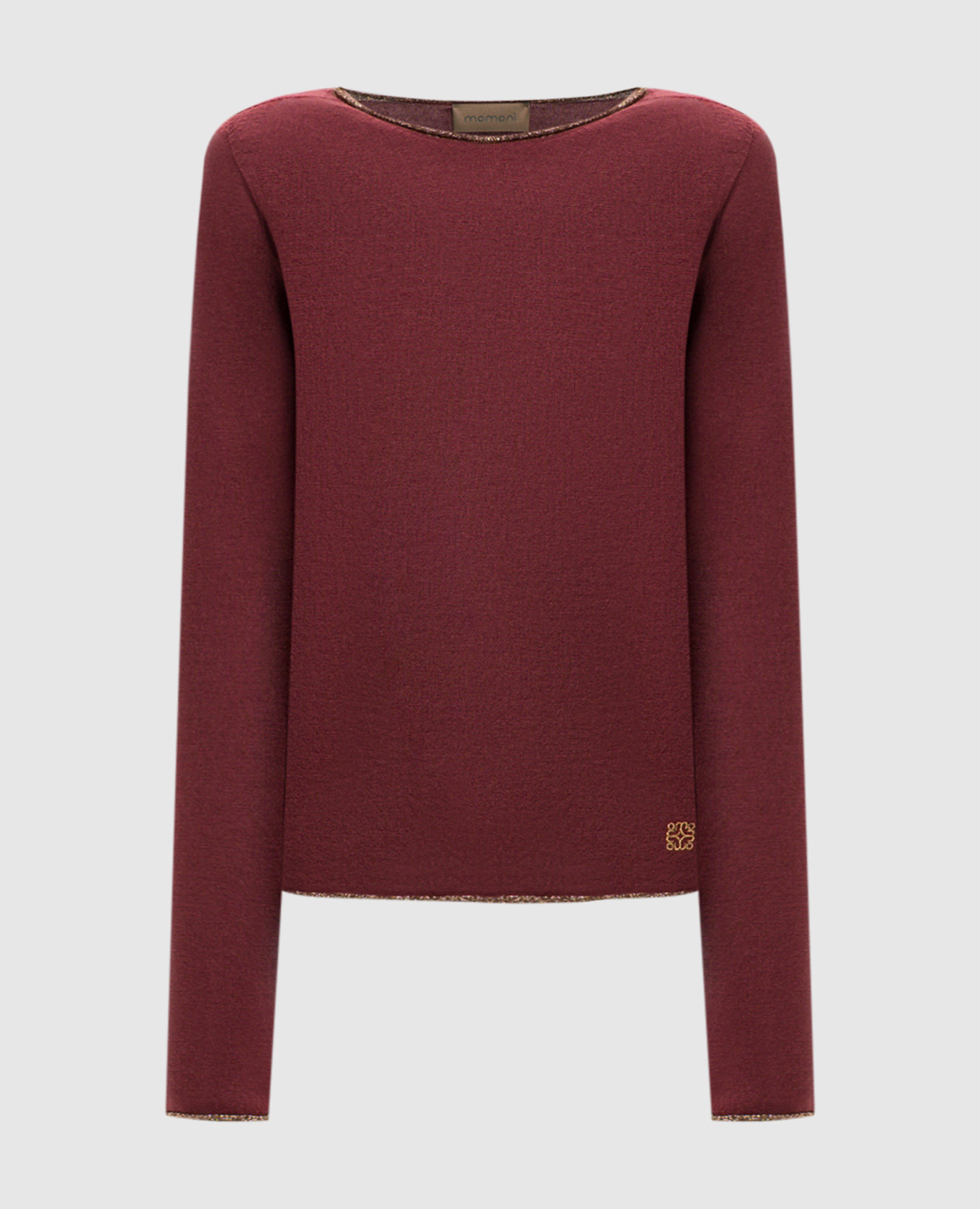 Stiga burgundy wool jumper Momoni