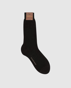 Stefano Ricci Brown socks C009UN0006C009UN