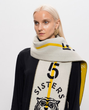 Fendi 5 Sisters Reversible Scarf FXT195B1V5