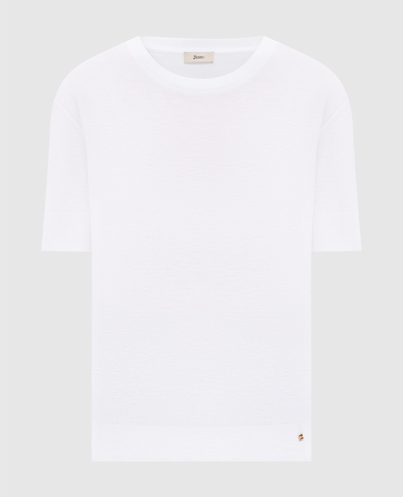 

White T-shirt with logo Herno