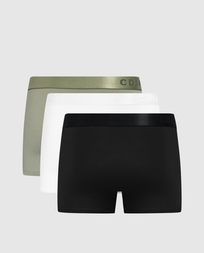 CDLP Set of boxer trunks with tonal logo pattern MUW001011623