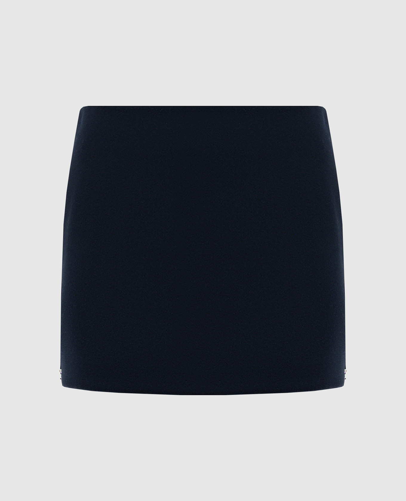 

POGGIO blue wool mini skirt Max Mara Sportmax