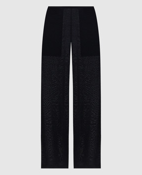 Toteme Black silk pants 253WRB0333FB0447