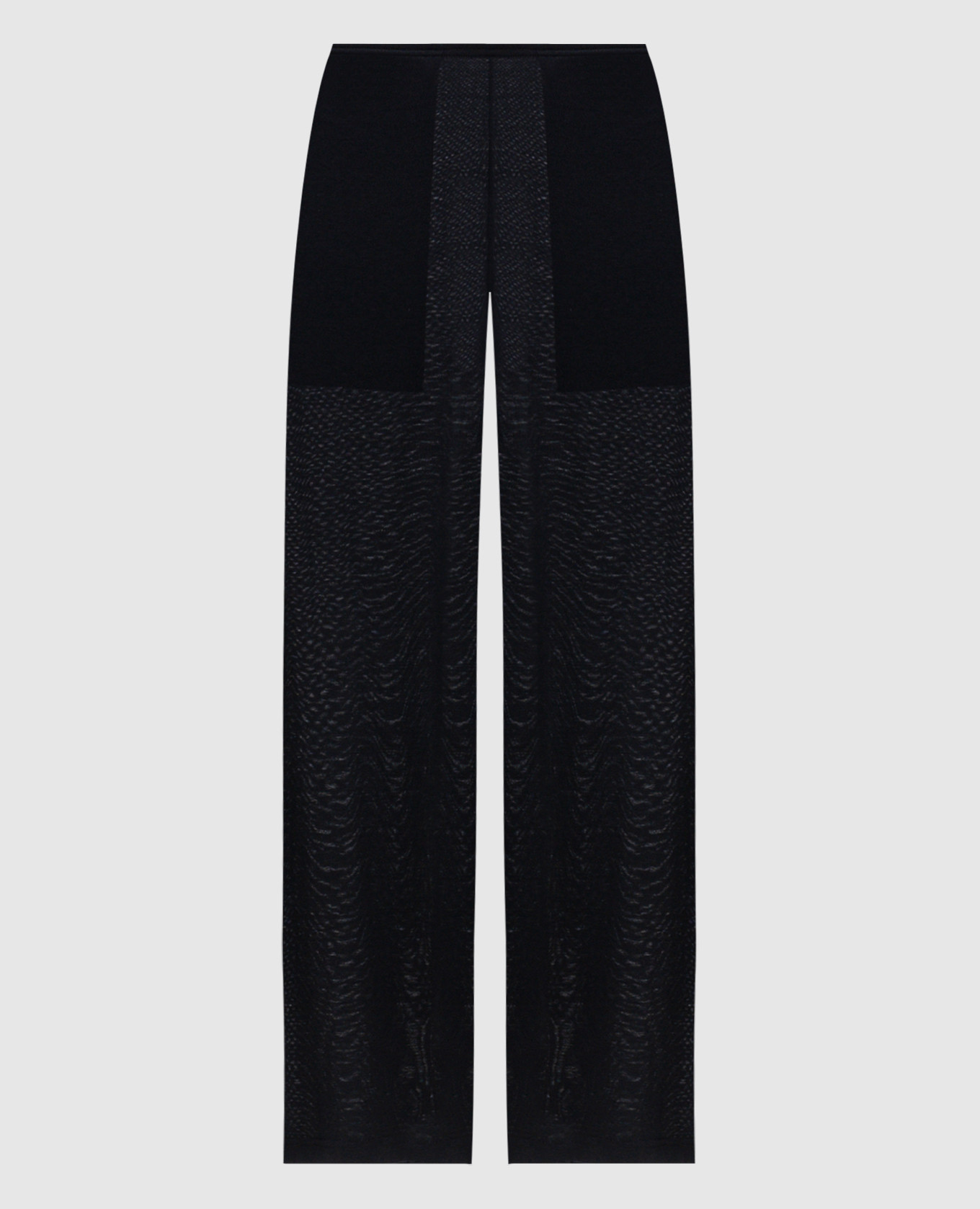 Pantaloni di seta nera
