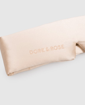 Dore & Rose Children's beige silk sleep mask DEEPSLEEPMASKKIDS