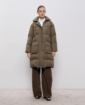 Brunello Cucinelli Brown down jacket MG5019946