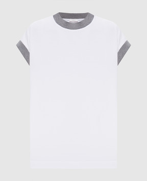 Peserico White T-shirt A06935J0A0079
