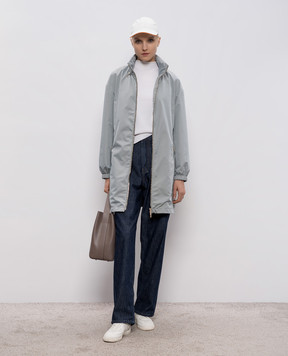 MooRER Gray parka NAMIKA NAMIKAWK