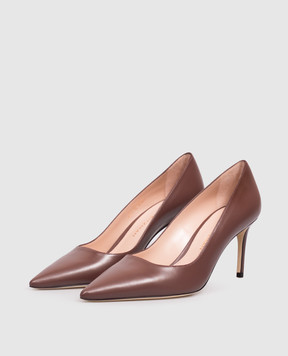 Stuart Weitzman Brown leather POWER shoes SK328