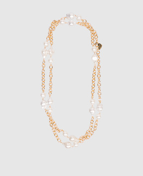Dolman Bijoux Golden chain with beads 75173