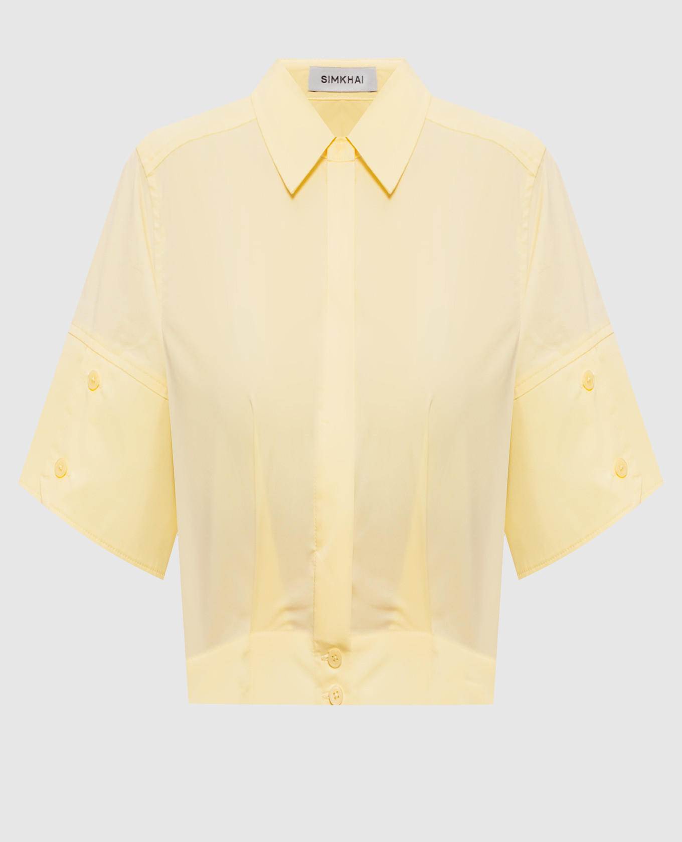 

Yellow cropped shirt Simkhai