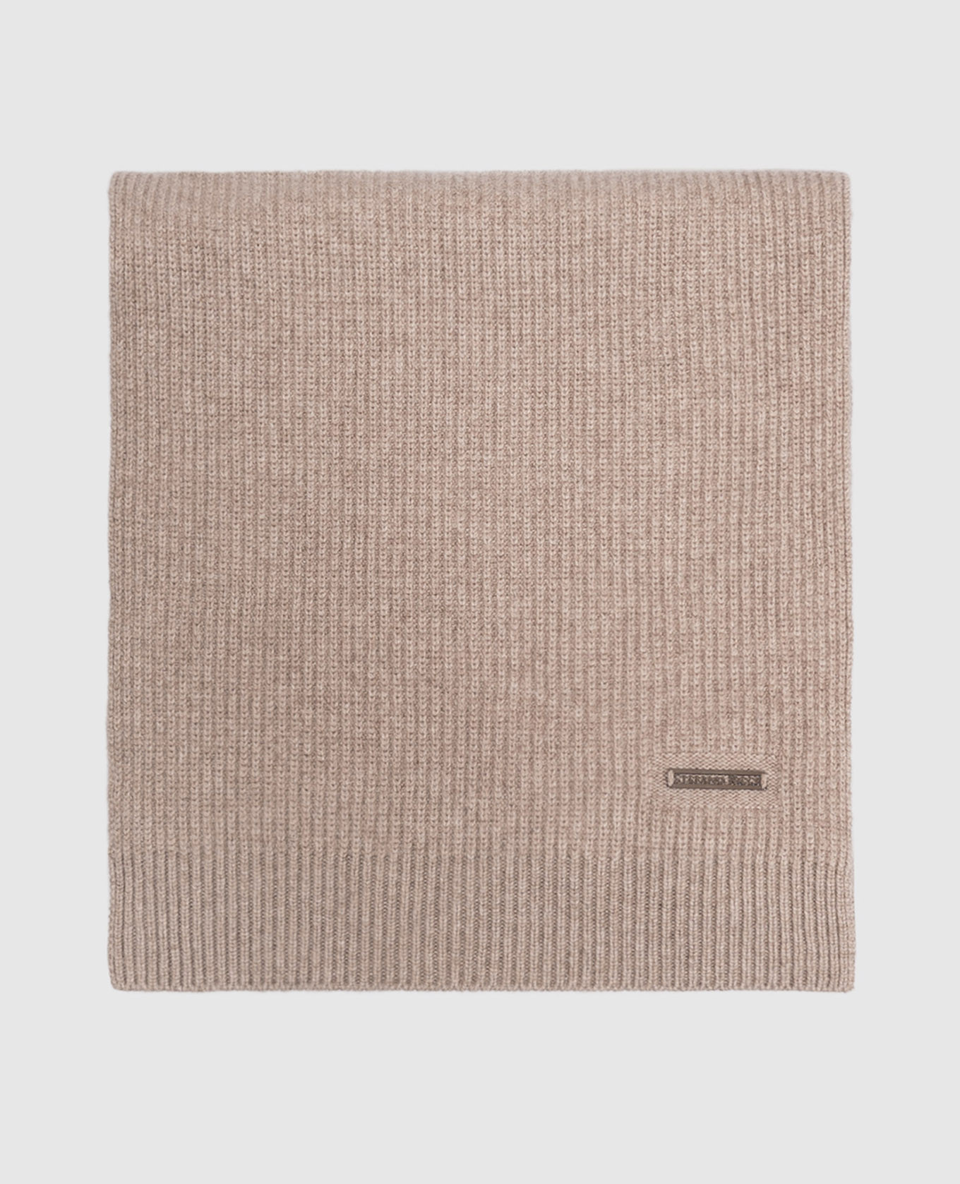 Brown cashmere scarf