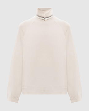 Brunello Cucinelli Ivory cashmere sweater M12747004