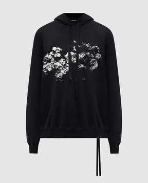 Ann Demeulemeester Bardi Comfort black hoodie B0013817FA185