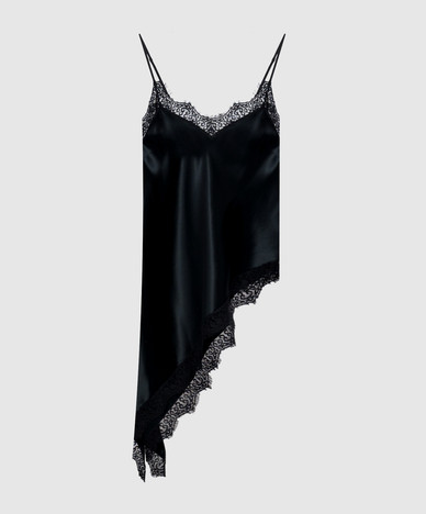 Black top with lace