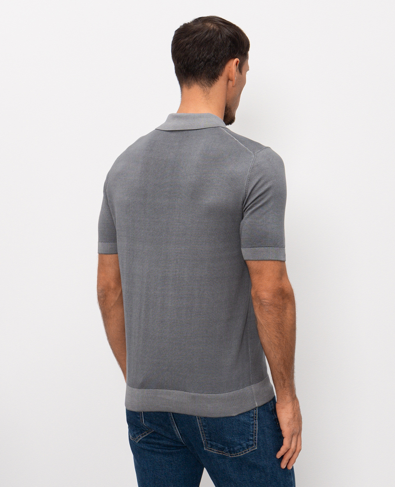

Grey cotton polo shirt Cashmere&Whiskey