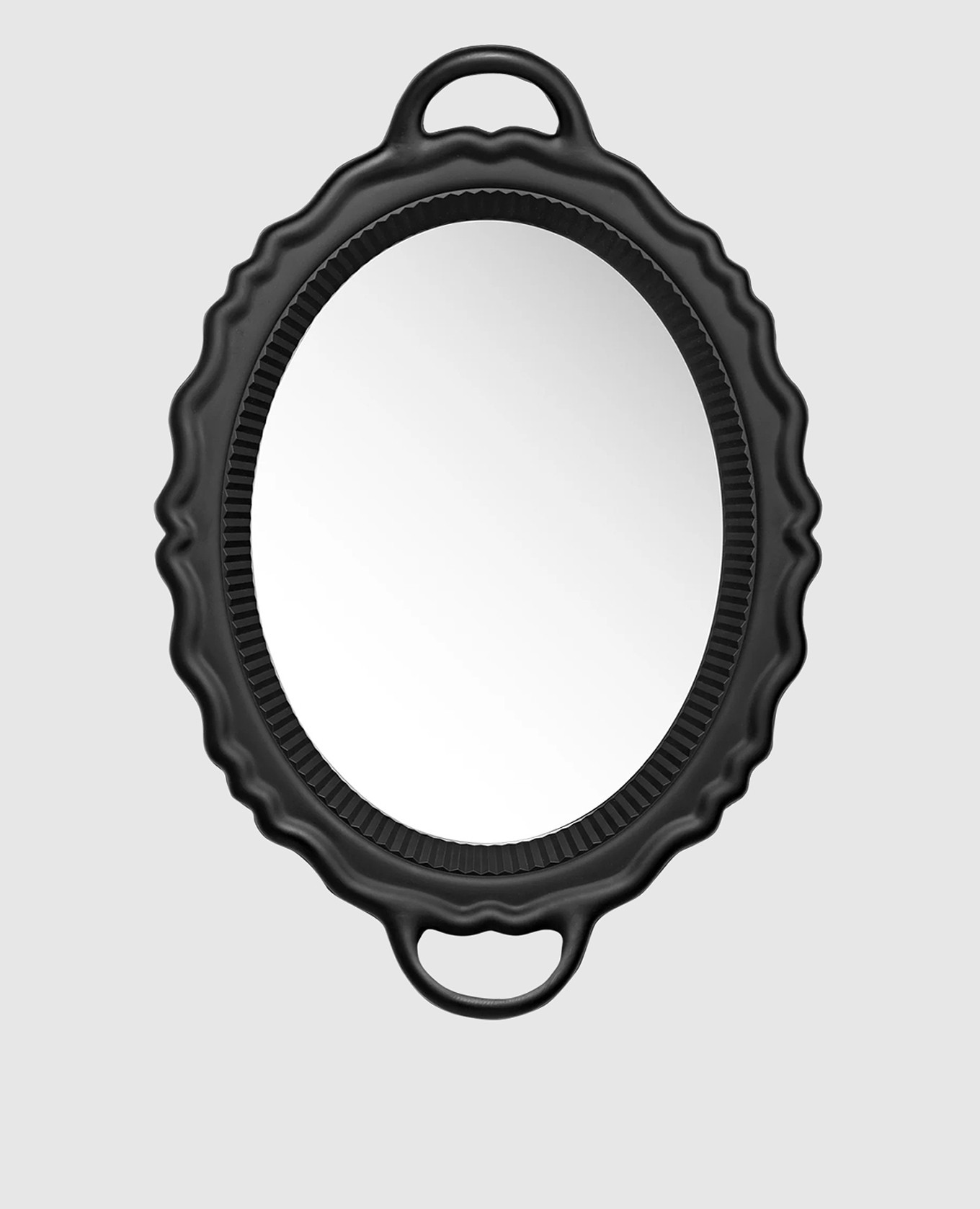 

Black Plateau Miroir wall mirror Qeeboo