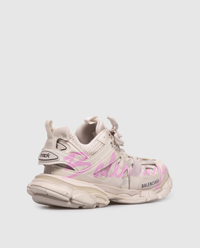 Balenciaga Beige Track Signature Sneakers 542436WTRHW