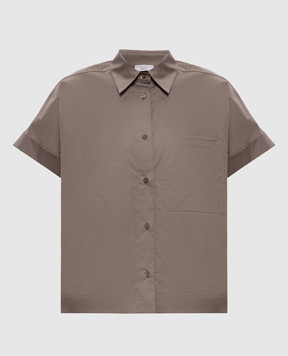 Peserico Brown shirt A0686201979