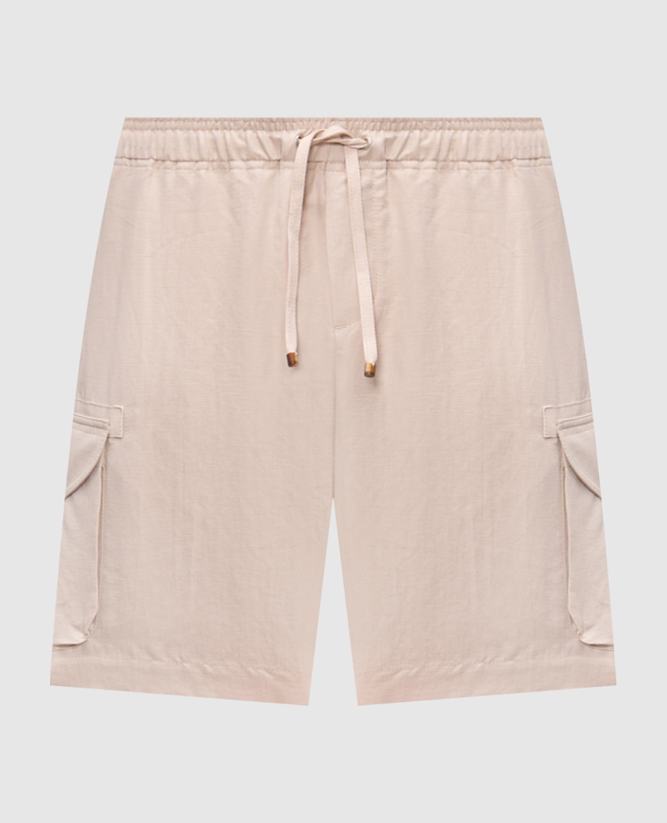 Beige cargo shorts Brunello Cucinelli