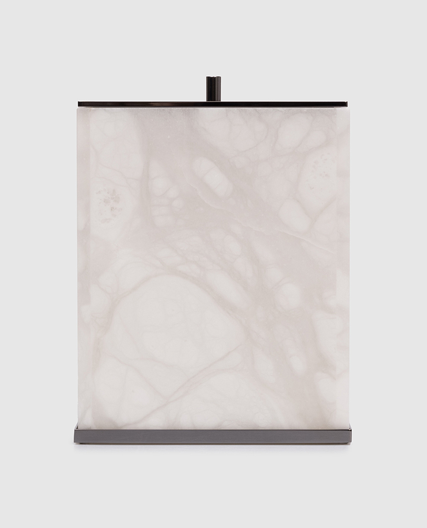 

White Baster Square waste bin with lid Treesseci