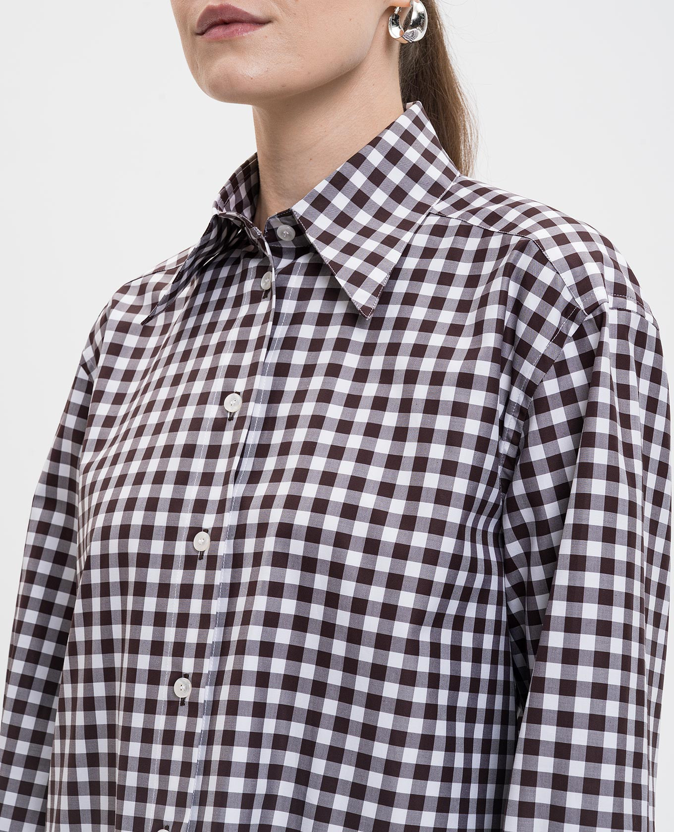 

Brown checkered shirt Dolce&Gabbana
