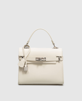 Gianni Notaro Beige leather bag 099SAFFIANONIKEL