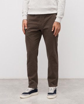 Florentino Brown patterned pants 225567523722