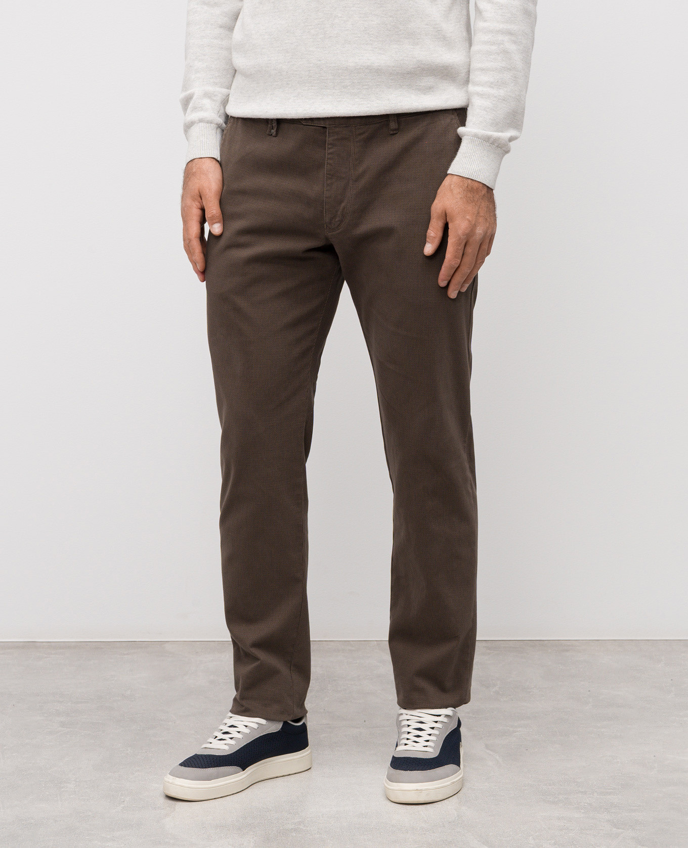 Brown patterned pants Florentino 3