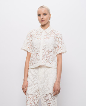 Simkhai Annaelle ivory lace blouse 3262002FL