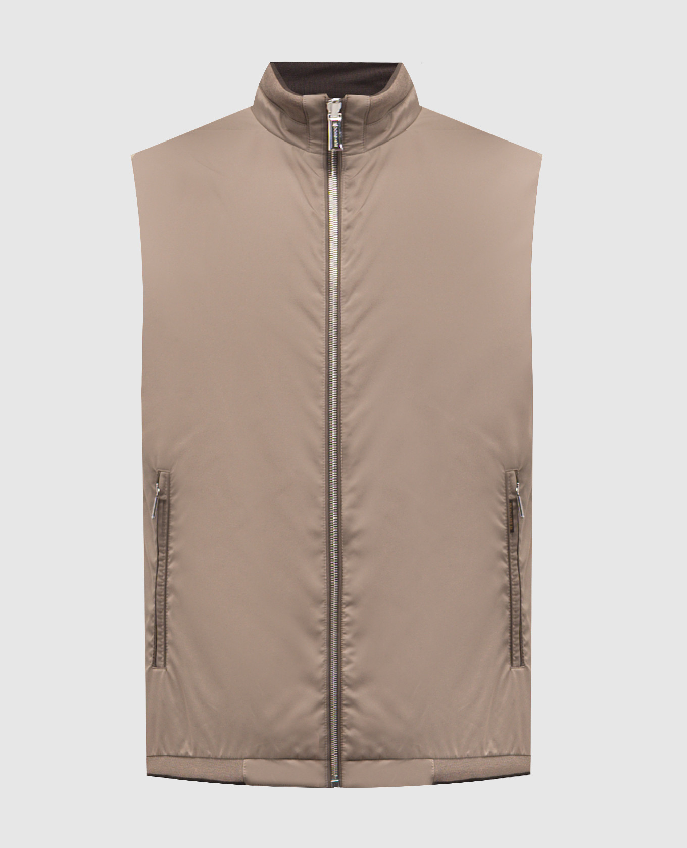 

FIORESI brown reversible vest MooRER