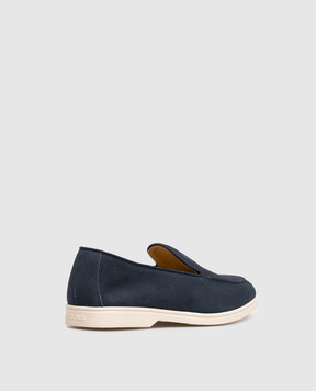 Doucal's Blue nubuck loafers DD8893JOANUY288