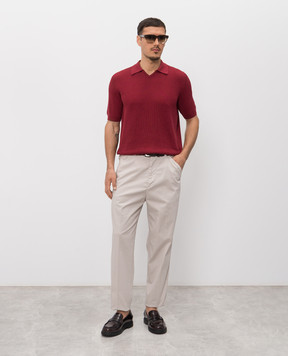 Brunello Cucinelli Beige cotton pants M289LH0660