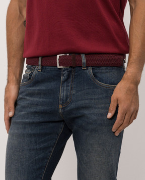 Orciani Burgundy belt Elast winter U08431EWI