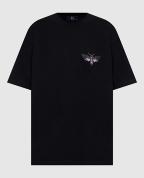 Y`S Yamamoto Black Moth T-shirt YKT45133