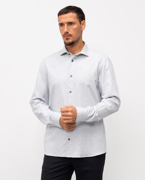 Peserico Blue cotton shirt R56042D06656