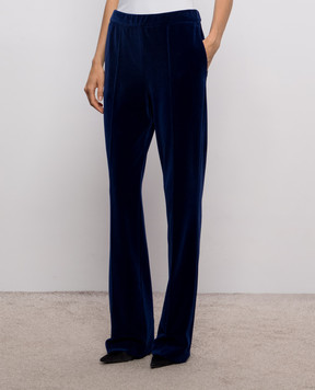 Tom Ford Blue velour pants PAJ180JEX154