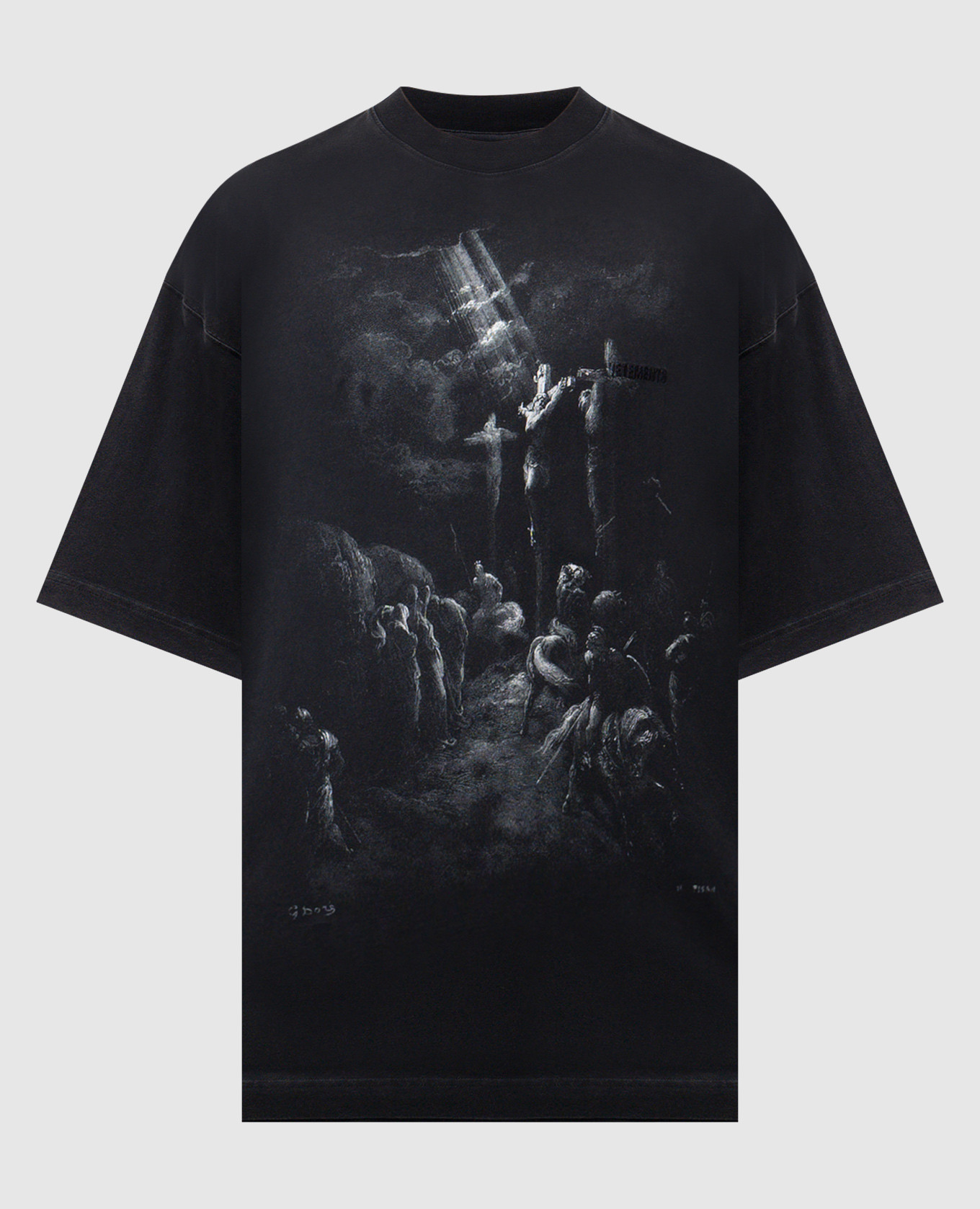 

Black Jesus On A Cross T-shirt Vetements