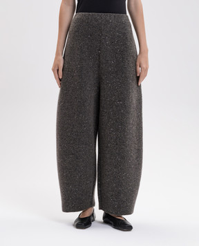 BOBOUTIC Green wool and cashmere pants 5165